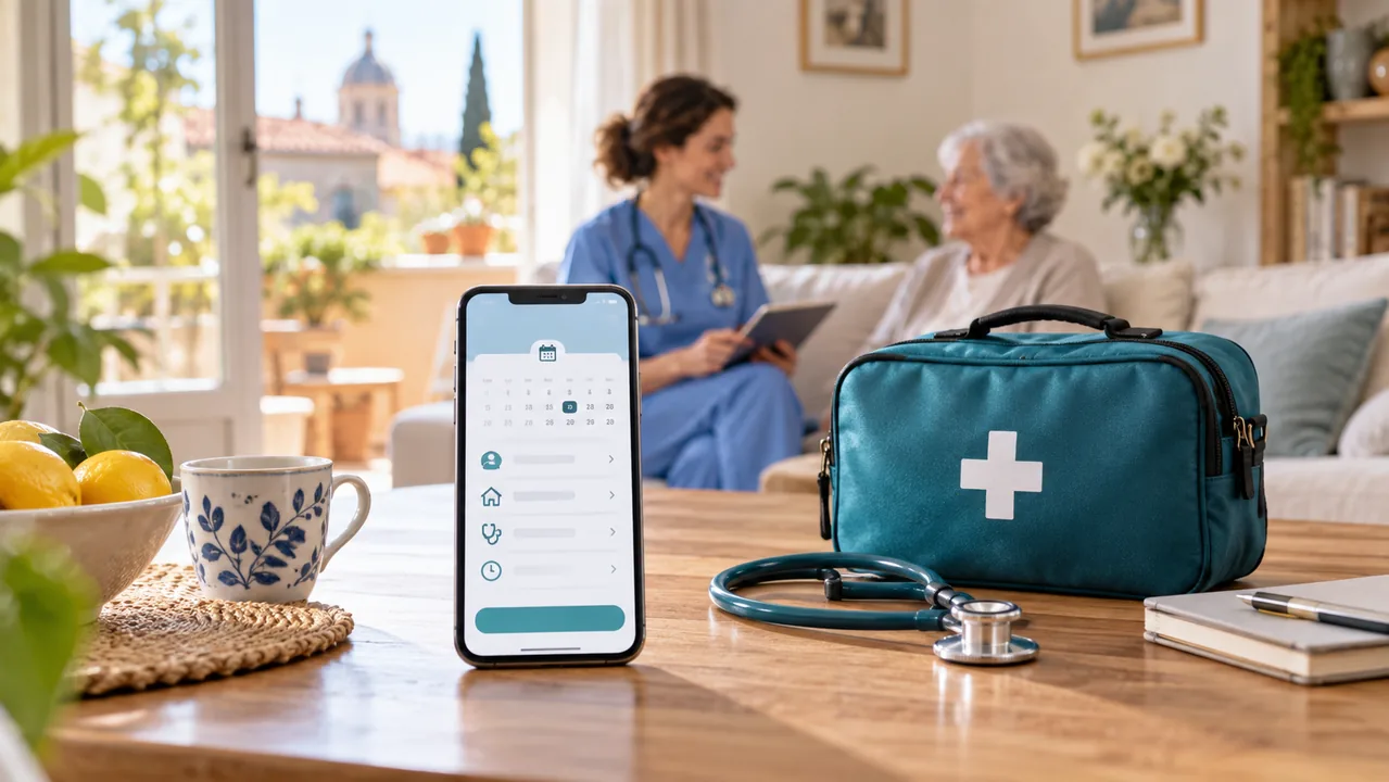 Prenotazione assistenza sanitaria a domicilio da smartphone