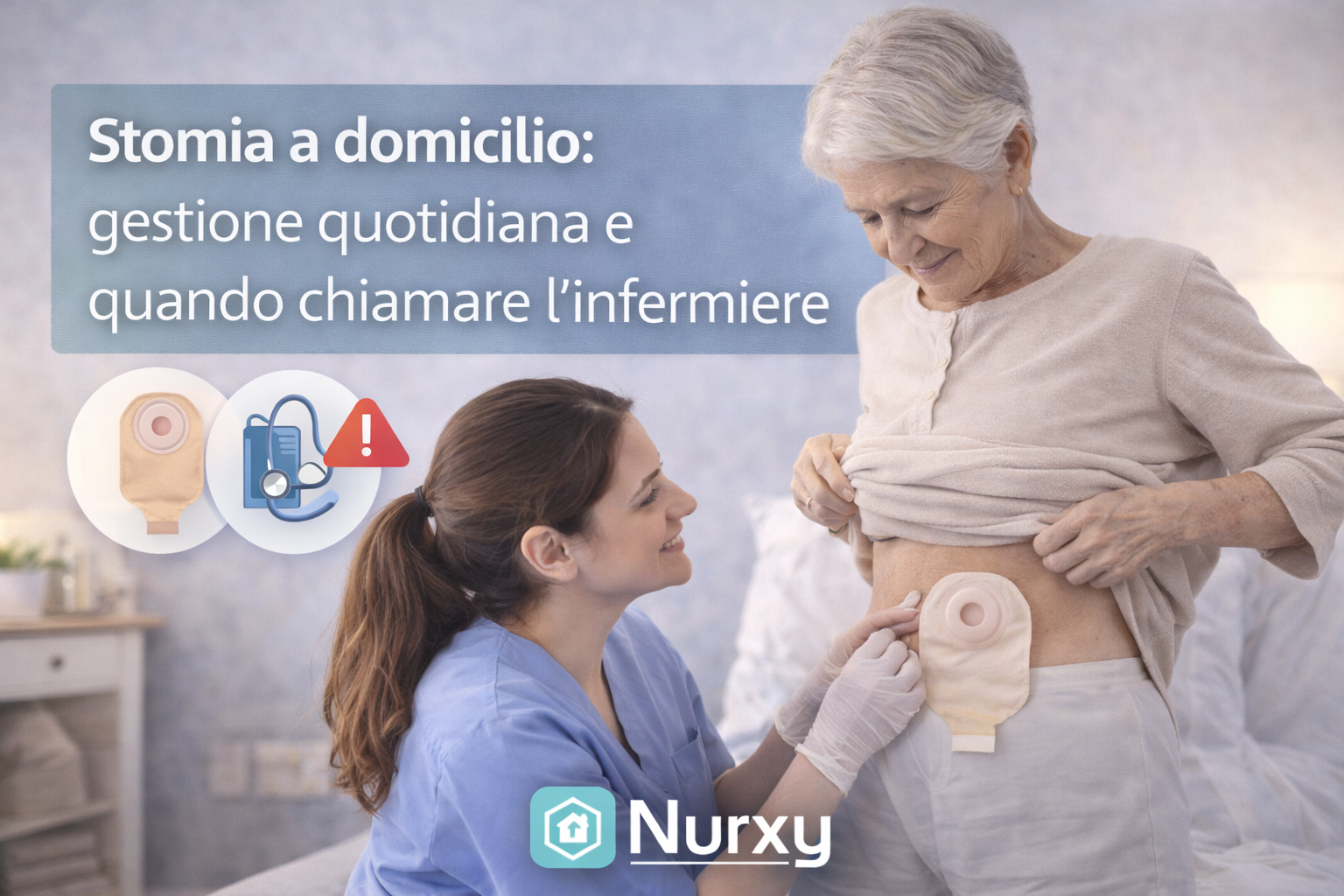 Stomia a domicilio: gestione quotidiana e quando chiamare l’infermiere